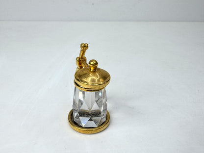 Vintage Swarovski Crystal Memories Beer Stein Gold Crystal Miniature S300