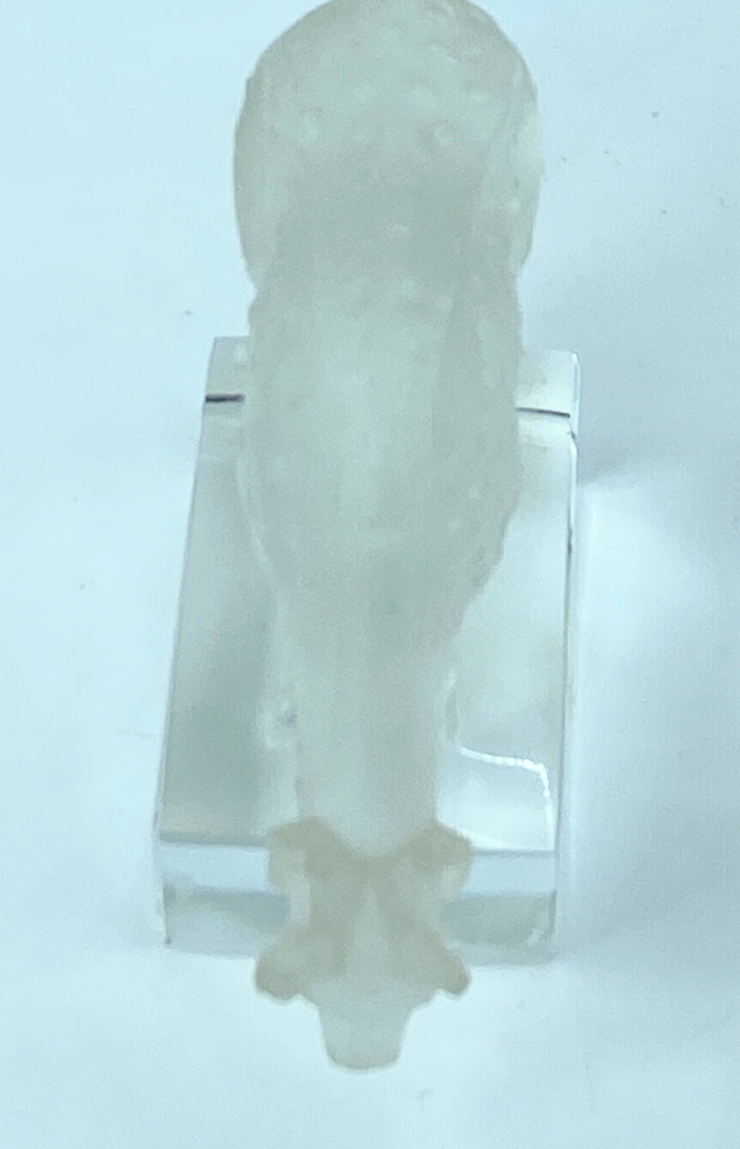 Lalique Frosted Glass Deer Paperweight, Forest Animal Figurine A305