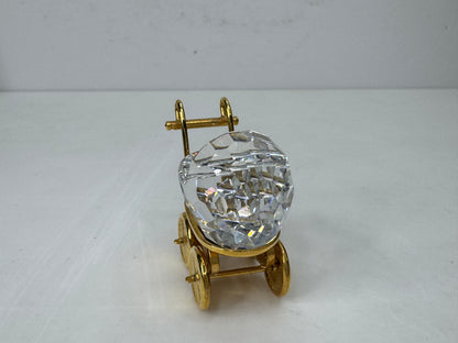 Vintage Swarovski Crystal Memories baby carriage pram Martin Zendron boxed S302