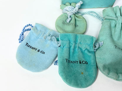 Tiffany & Co. authentic boxes and bag set of 6 GS468