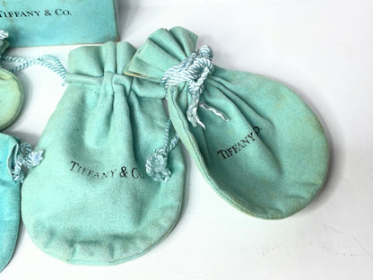 Tiffany & Co. authentic boxes and bag set of 6 GS468
