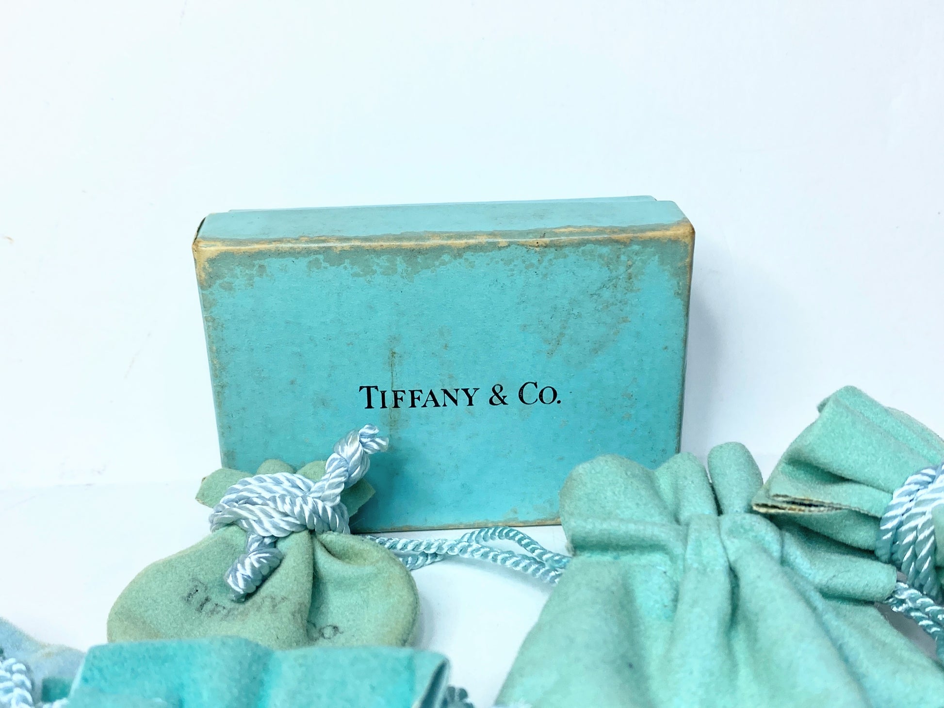 Tiffany & Co. authentic boxes and bag set of 6 GS468