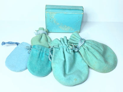 Tiffany & Co. authentic boxes and bag set of 6 GS468
