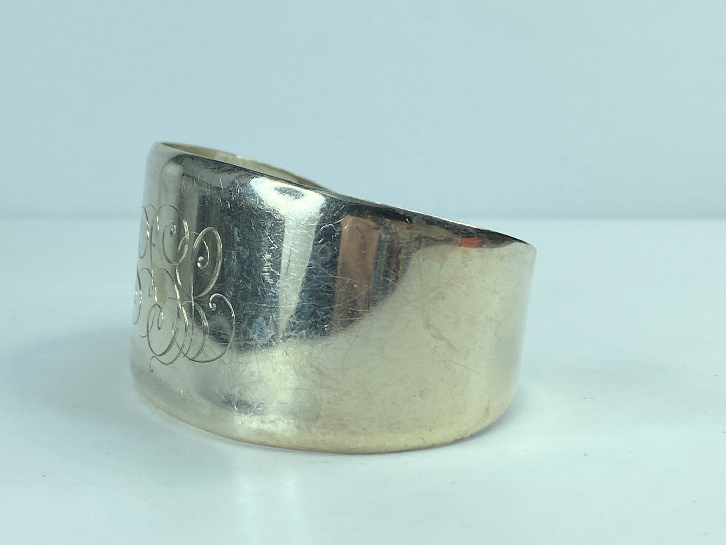James Avery Sterling silver 925 polished cuff bangle 6.5" 27.8g JR6520