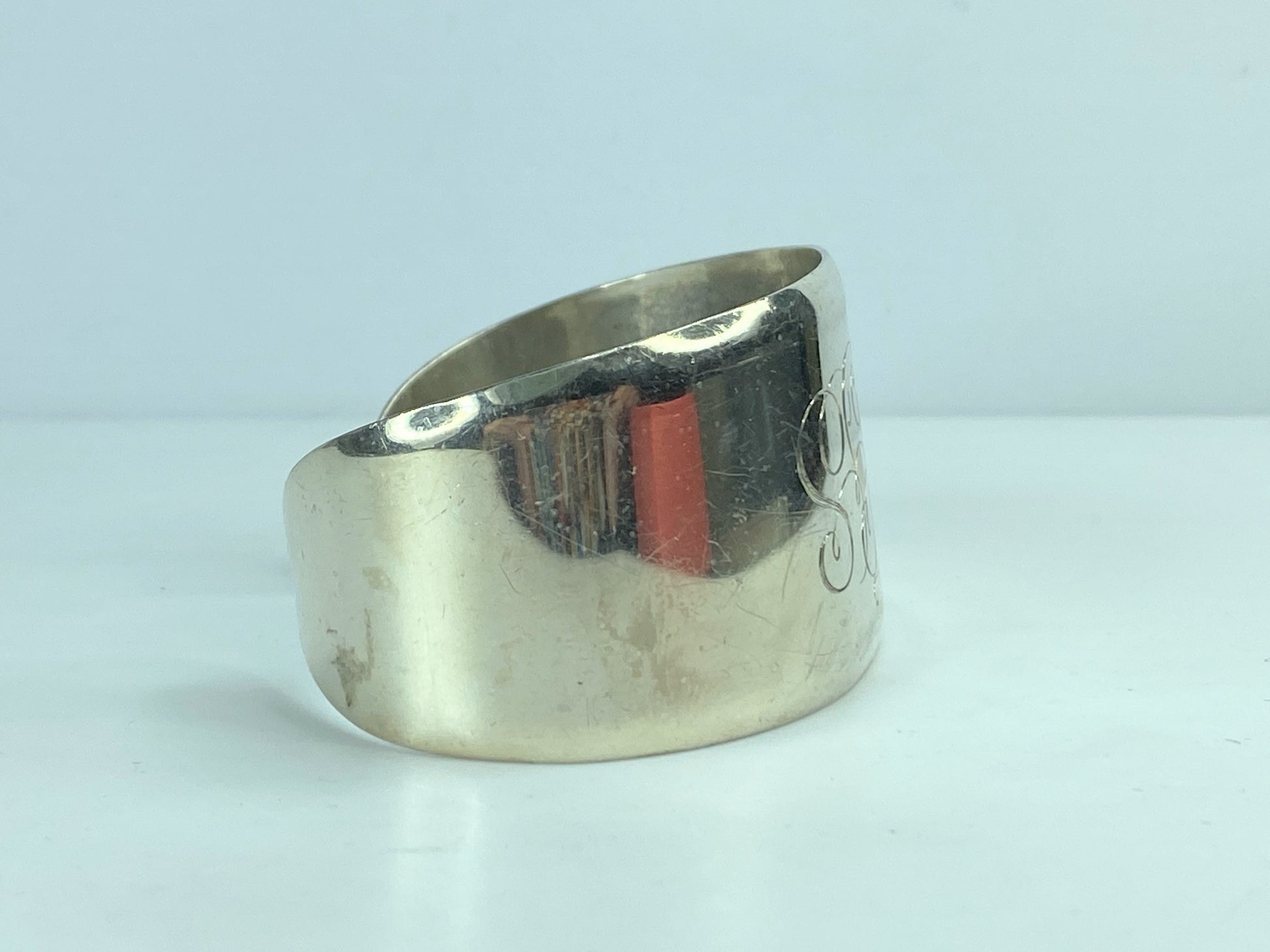 James Avery Sterling silver 925 polished cuff bangle 6.5" 27.8g JR6520