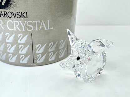 Vintage Swarovski Crystal Elephant Figurine original box mint S307