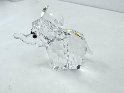 Vintage Swarovski Crystal Elephant Figurine original box mint S307