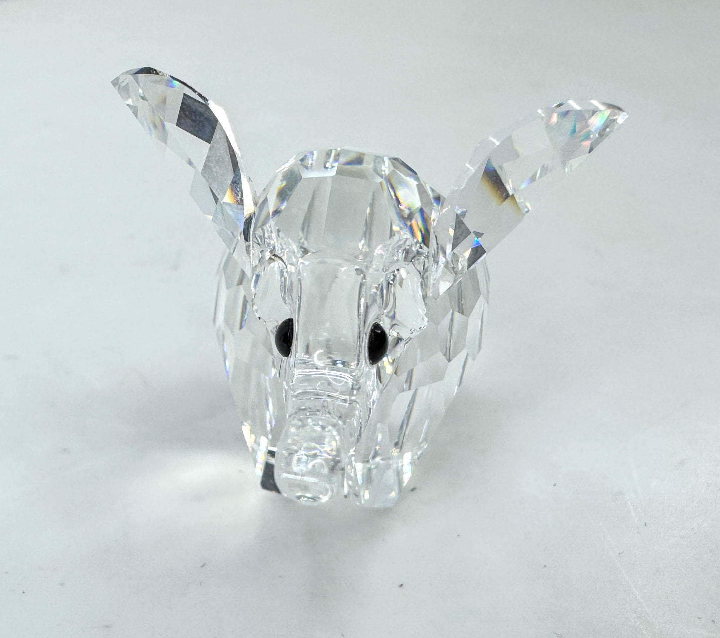 Vintage Swarovski Crystal Elephant Figurine original box mint S307