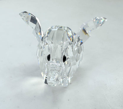 Vintage Swarovski Crystal Elephant Figurine original box mint S307