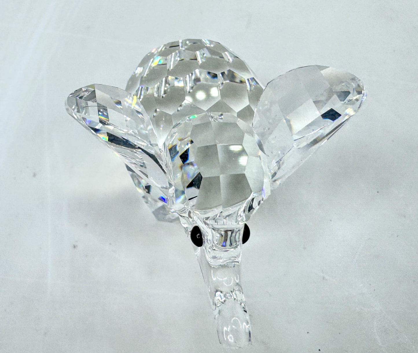 Vintage Swarovski Crystal Elephant Figurine original box mint S307