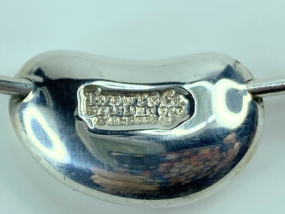 Sterling Silver Tiffany and Co. Bean Choker Necklace JR622