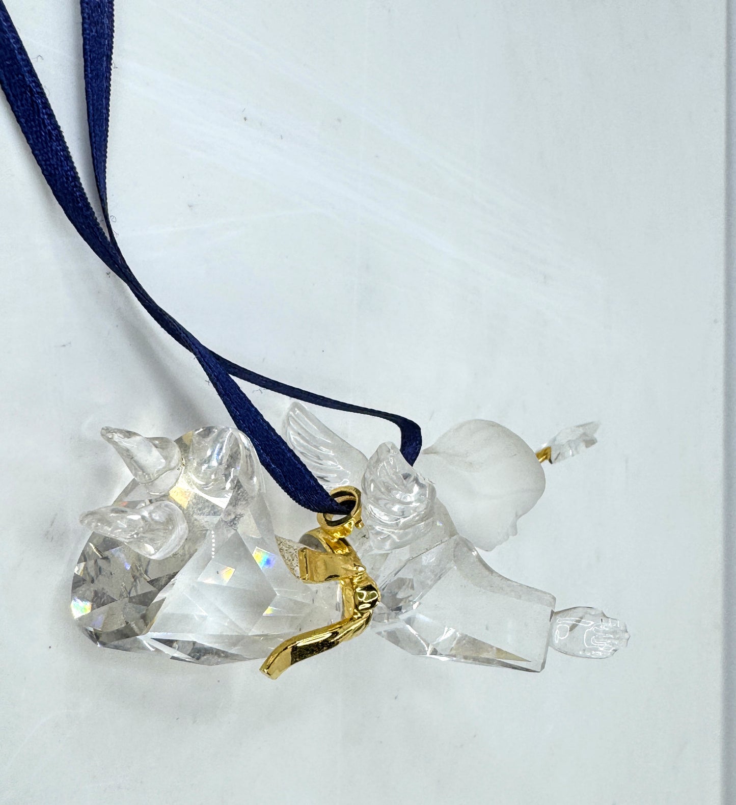 Vintage Swarovski 2004 Annual Angel Crystal Christmas Ornament Retired Rare S309