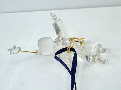 Vintage Swarovski 2004 Annual Angel Crystal Christmas Ornament Retired Rare S309