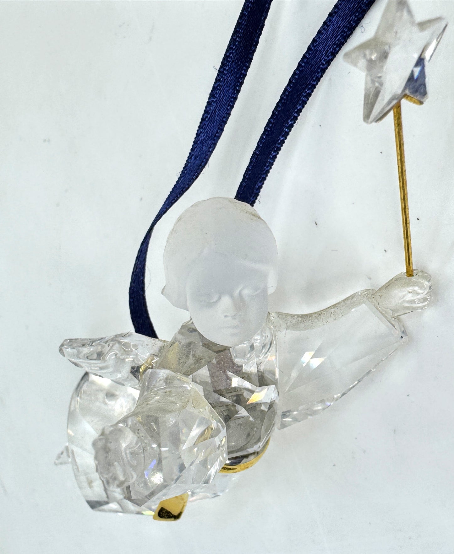 Vintage Swarovski 2004 Annual Angel Crystal Christmas Ornament Retired Rare S309