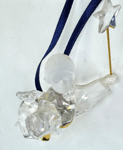 Vintage Swarovski 2004 Annual Angel Crystal Christmas Ornament Retired Rare S309