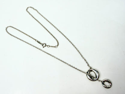 Excellent Tiffany & Co. Elsa Peretti Sevillana Lariat Necklace Sterling JR1156