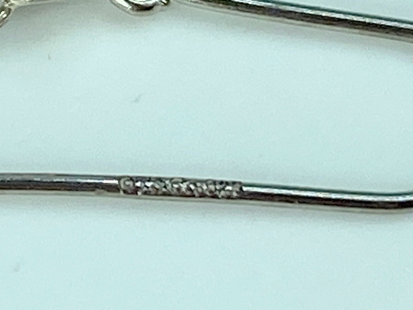 Tiffany & Co. Elsa Peretti Diamond Mesh sterling silver earrings 2" JR624