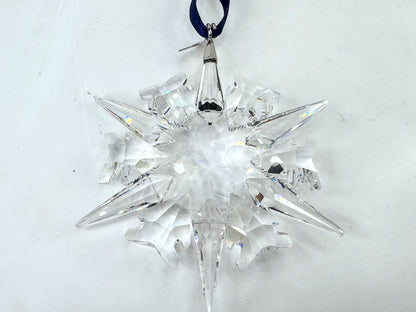 Vintage Swarovski 2002 annual edition crystal Christmas snowflake ornament S311