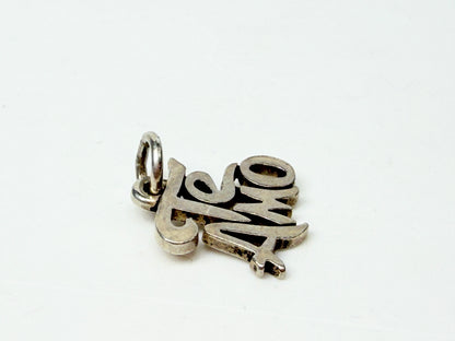 James Avery 925 Sterling Vintage Te Amo Mini Charm Pendant JR1201