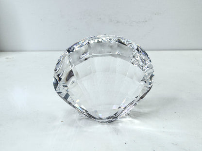 Vintage Swarovski crystal scallop shell 2006 SCS renewal gift original box S312