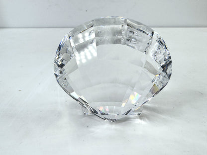 Vintage Swarovski crystal scallop shell 2006 SCS renewal gift original box S312