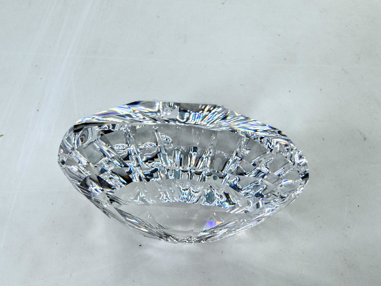 Vintage Swarovski crystal scallop shell 2006 SCS renewal gift original box S312