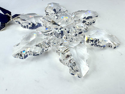 Vintage Swarovski 2008 Annual Snowflake Crystal Christmas Ornament Boxed S313