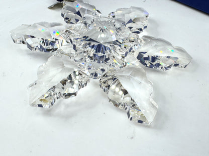 Vintage Swarovski 2008 Annual Snowflake Crystal Christmas Ornament Boxed S313
