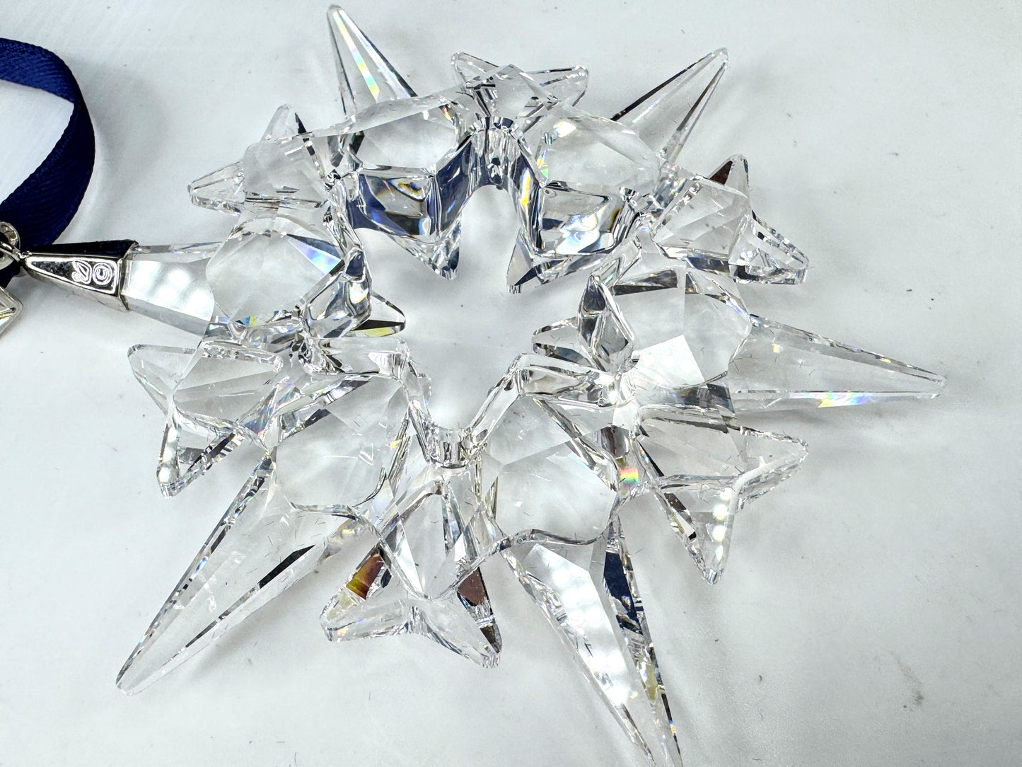 Vintage Swarovski 2007 Annual Star Crystal Christmas Ornament Boxed S313