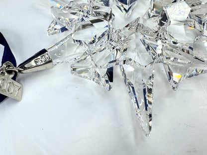 Vintage Swarovski 2007 Annual Star Crystal Christmas Ornament Boxed S313