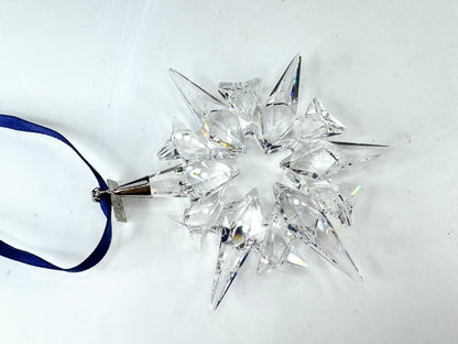 Vintage Swarovski 2007 Annual Star Crystal Christmas Ornament Boxed S313