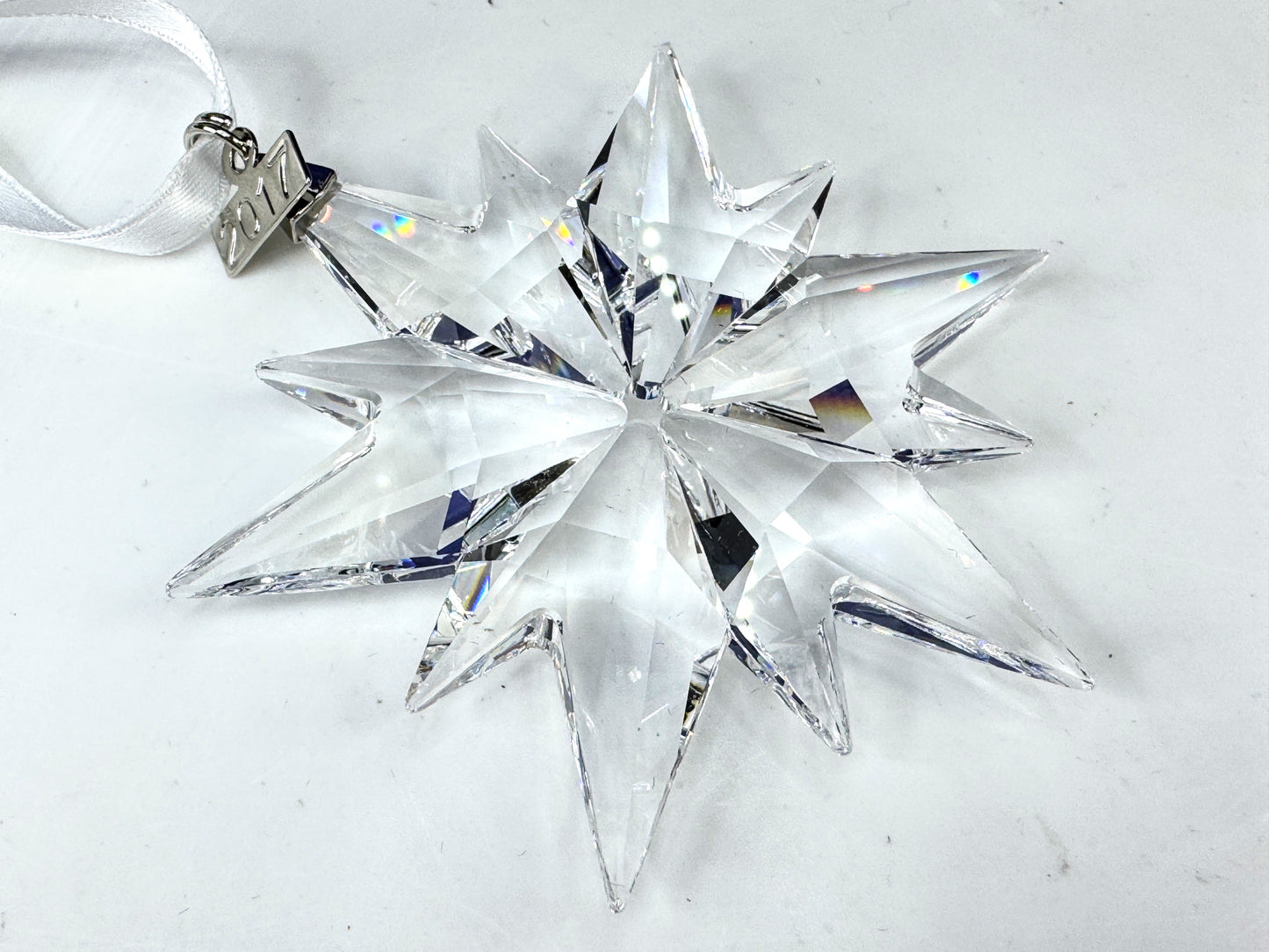Vintage Swarovski Crystal Annual Edition 2017 Star Christmas Tree Ornament S315