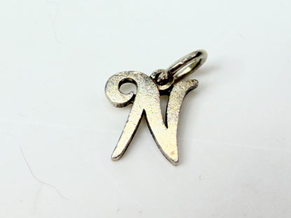 James Avery Large Script Initial "N" Pendant Charm JR1182