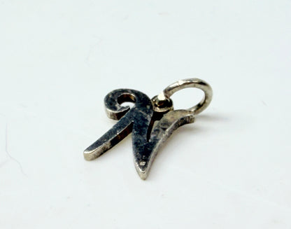 James Avery Large Script Initial "N" Pendant Charm JR1182