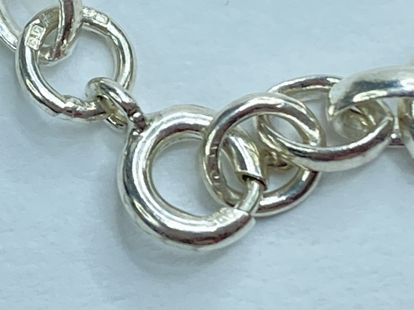 English Sterling Silver St Christopher Medal Oval Cable Necklace JR1096