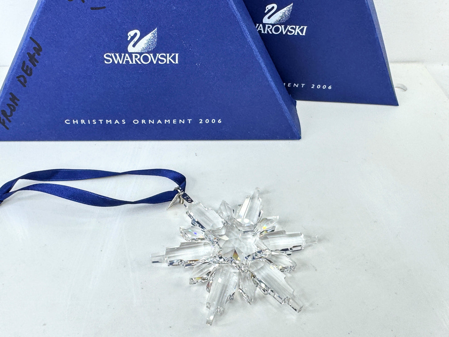 Vintage Swarovski 2006 Annual Edition Crystal Snowflake Ornament 837613 S316