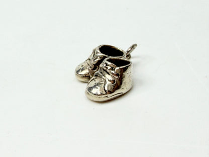 James Avery Sterling Silver Baby Shoes Charm 5.0g Vintage Hallmark JR1183