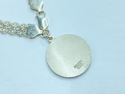 Italy Milor 925 Sterling Silver Curb Bracelet w Big Ben Charm JR1098