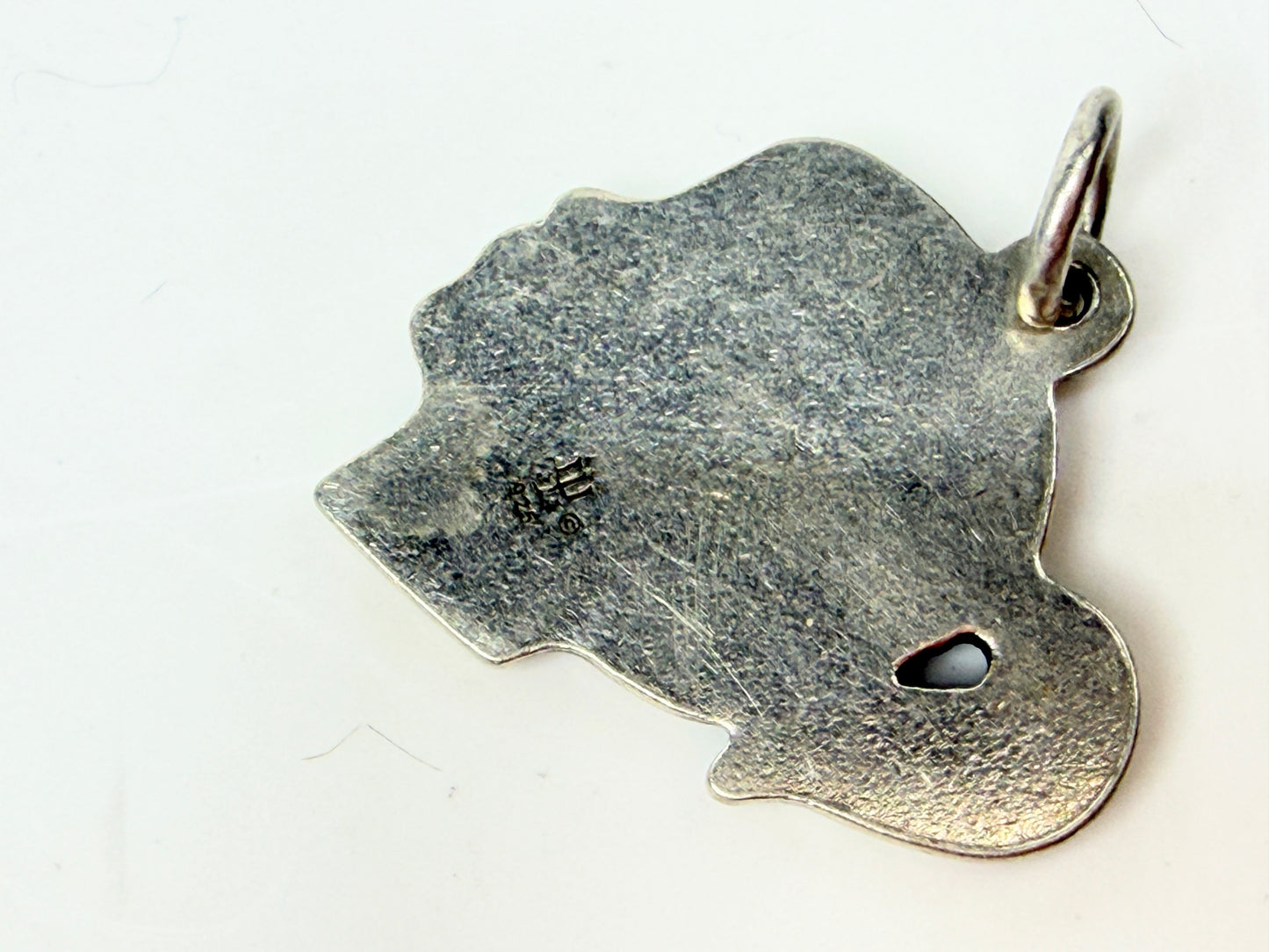 Vintage James Avery Sterling Silver Girl Profile Charm Pendant 3.8g JR1185