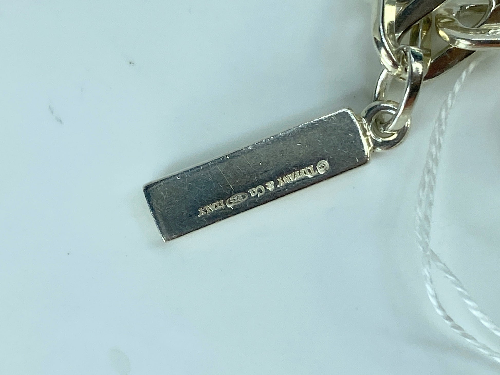 Tiffany & Co. 1837 Elements Charm sterling silver Bracelet 7 3/4" 27.5g JR633
