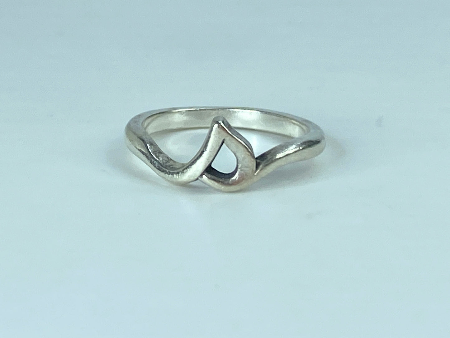 James Avery Sterling Silver Script Initial 's' Ring s6 2.3g JR636