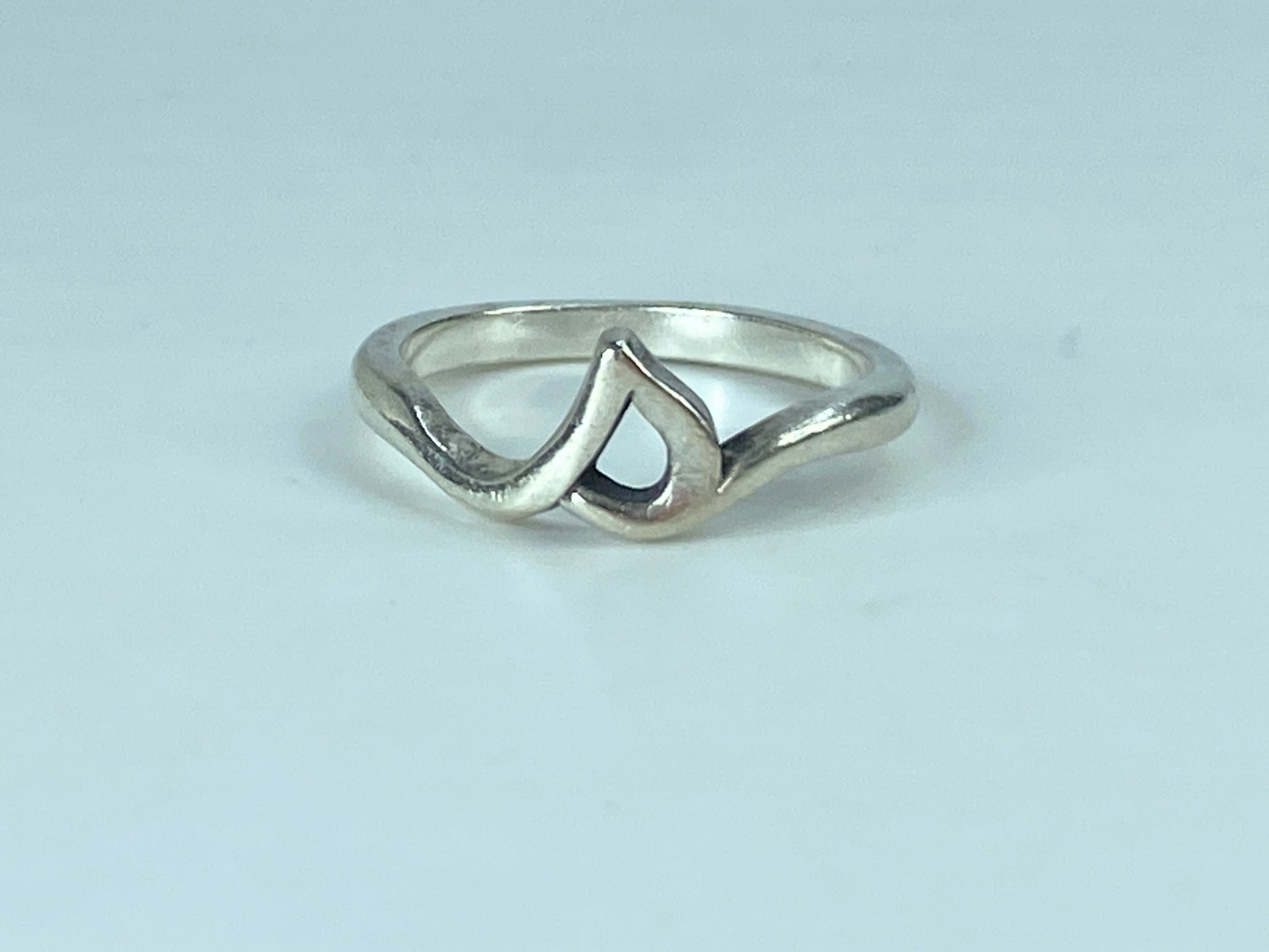 James Avery Sterling Silver Script Initial 's' Ring s6 2.3g JR636