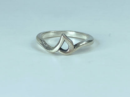 James Avery Sterling Silver Script Initial 's' Ring s6 2.3g JR636
