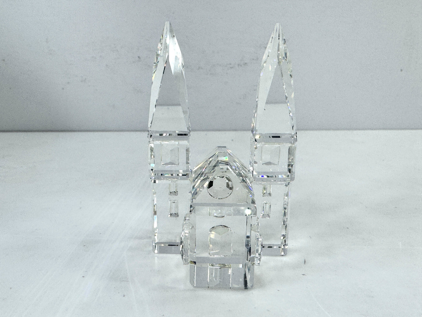 Vintage Swarovski Crystal City Cathedral Figurine 157858 Retired 1990-1994 S322