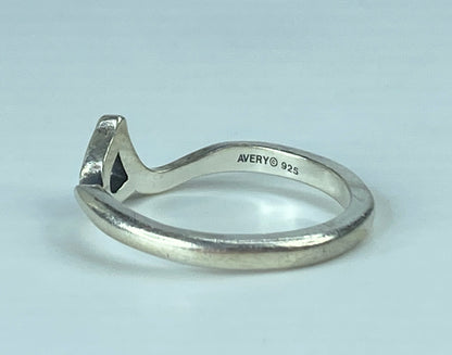 James Avery Sterling Silver Script Initial 's' Ring s6 2.3g JR636