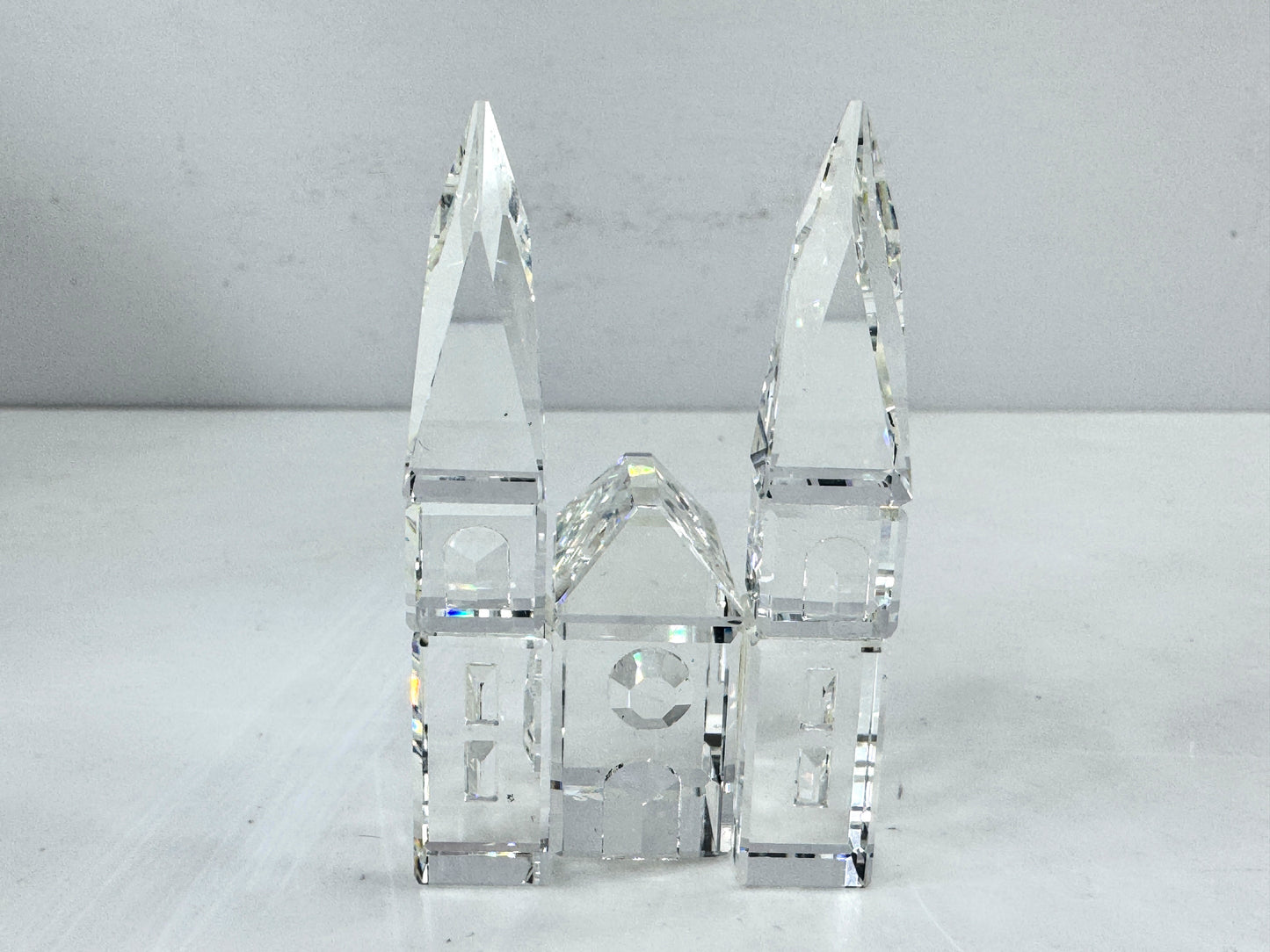 Vintage Swarovski Crystal City Cathedral Figurine 157858 Retired 1990-1994 S322