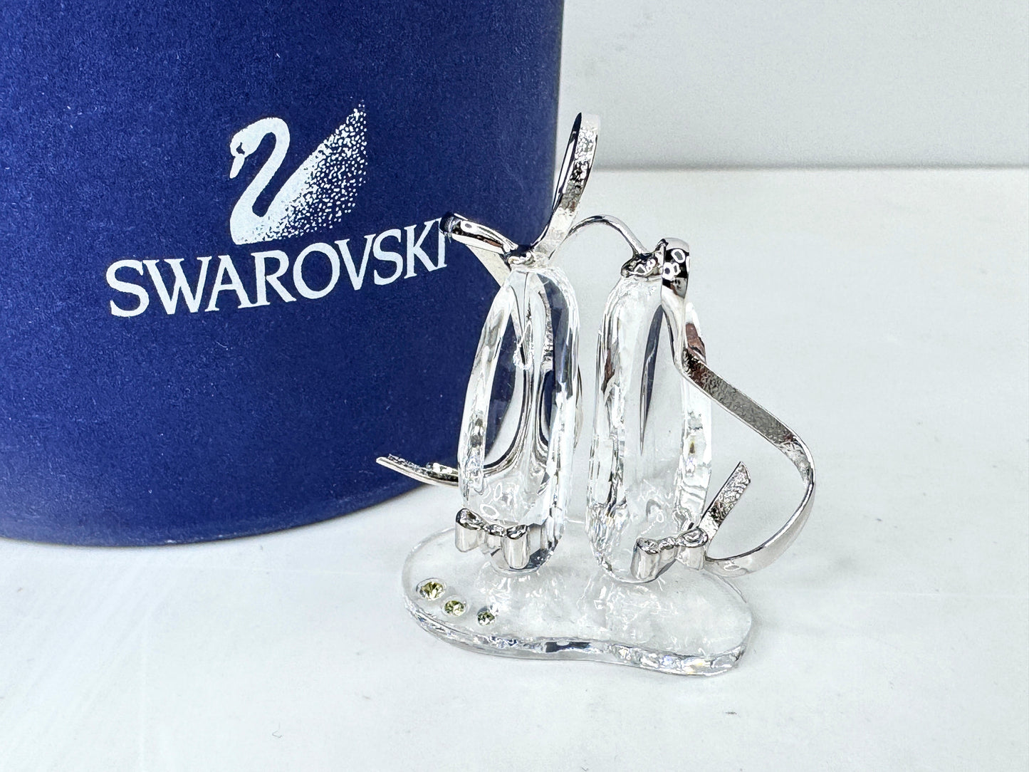 Vintage Swarovski SCS 2004 Anna's Ballet Shoes Crystal Figurine Set 663596 S323