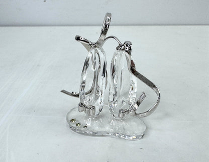 Vintage Swarovski SCS 2004 Anna's Ballet Shoes Crystal Figurine Set 663596 S323