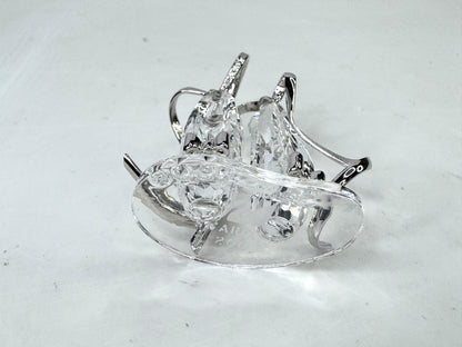 Vintage Swarovski SCS 2004 Anna's Ballet Shoes Crystal Figurine Set 663596 S323