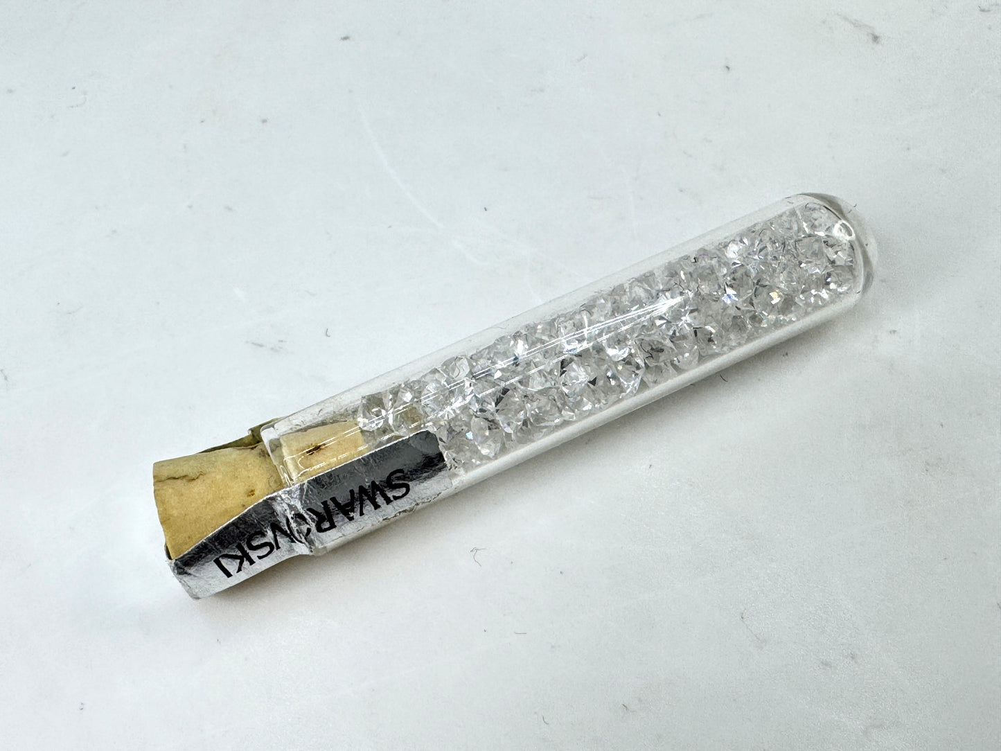 Vintage Swarovski Snowman Crystal Figurine 250229 with Snow Vial Box S324